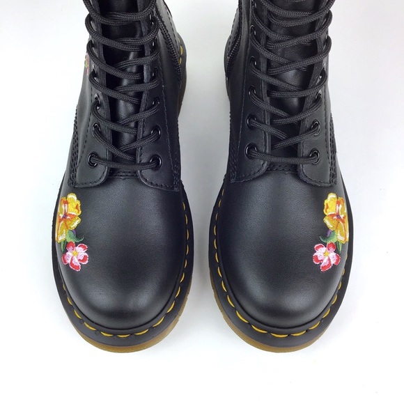 Dr. Martens Vonda II Cascading Floral 14-Eye Boots - Picture 3 of 7